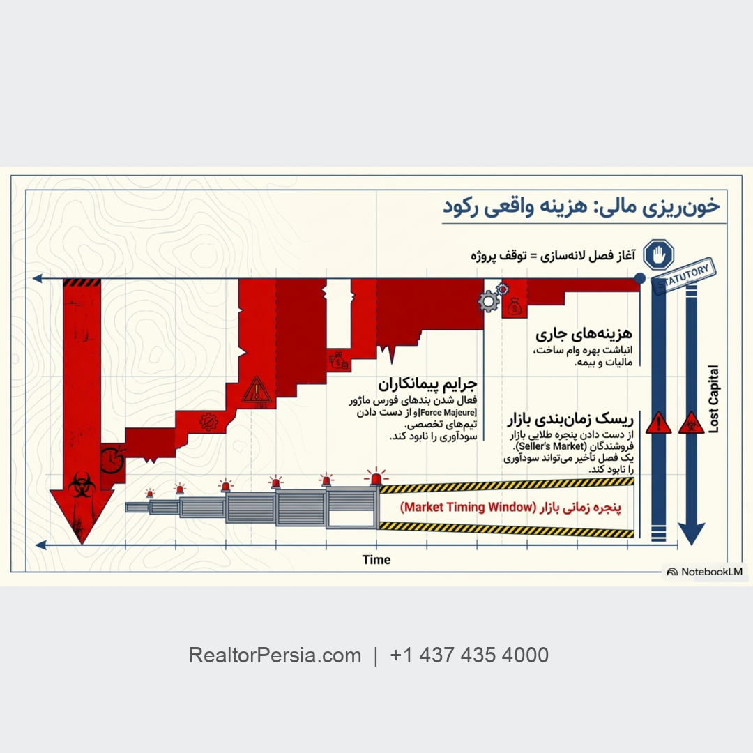 لانه پرنده و توقف پروژه ساختمانی 