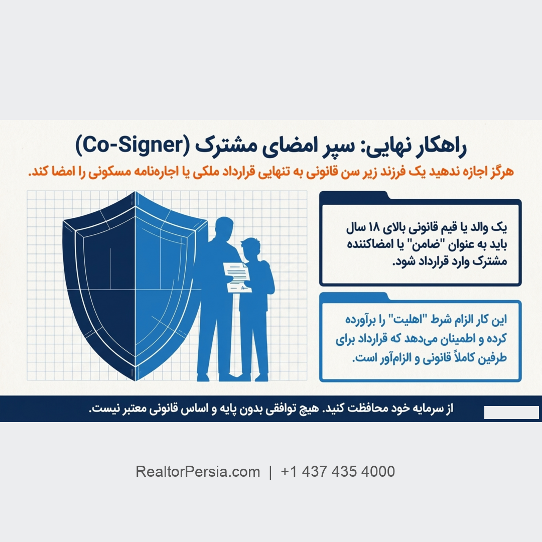 خرید خانه توسط افراد زیر 18 سال